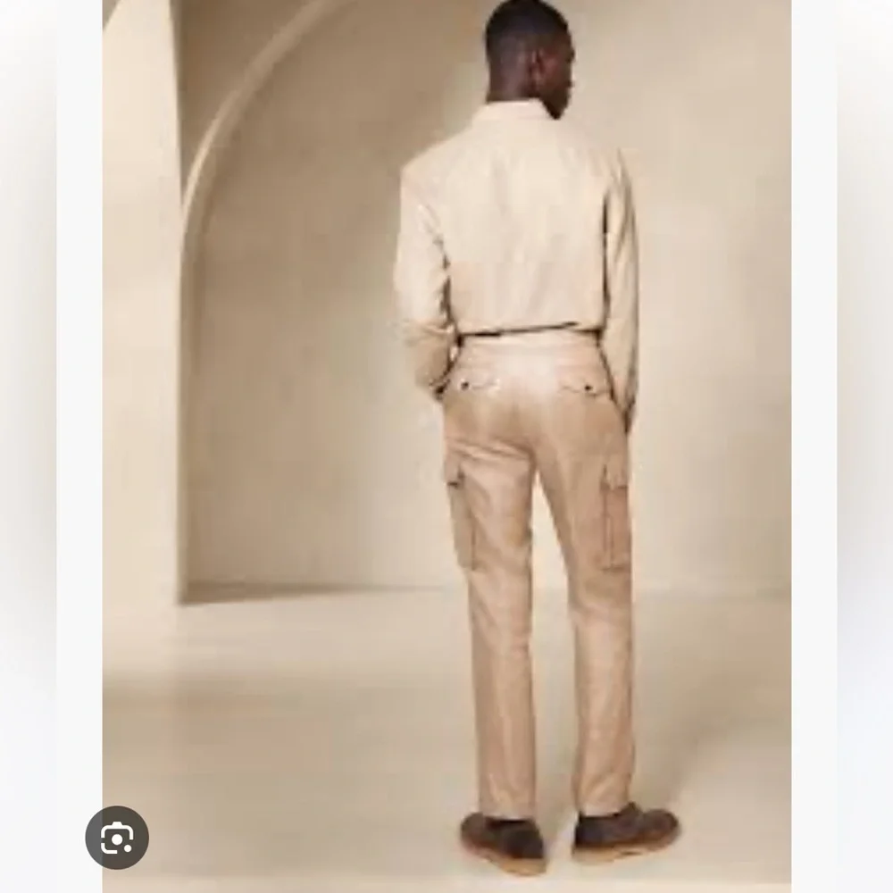 Banana Republic LINEN CARGO DRESS PANT